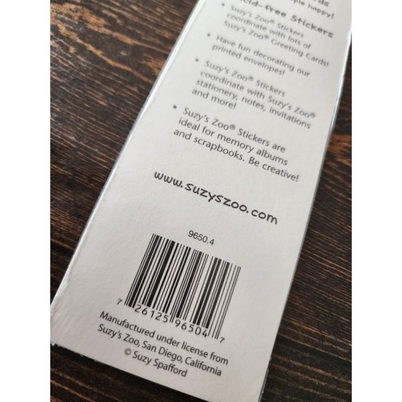 Stickers - Suzy's Zoo SEALED 9650 Wags The Dog - New, Rare, HTF - Retired #14 - Picture 5 of 5